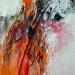 Gemälde Un immense bouleversement von Dupetitpré Roselyne | Gemälde Abstrakt Minimalistisch Acryl