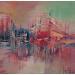 Gemälde Regard Rose von Levesque Emmanuelle | Gemälde Art brut Urban Öl