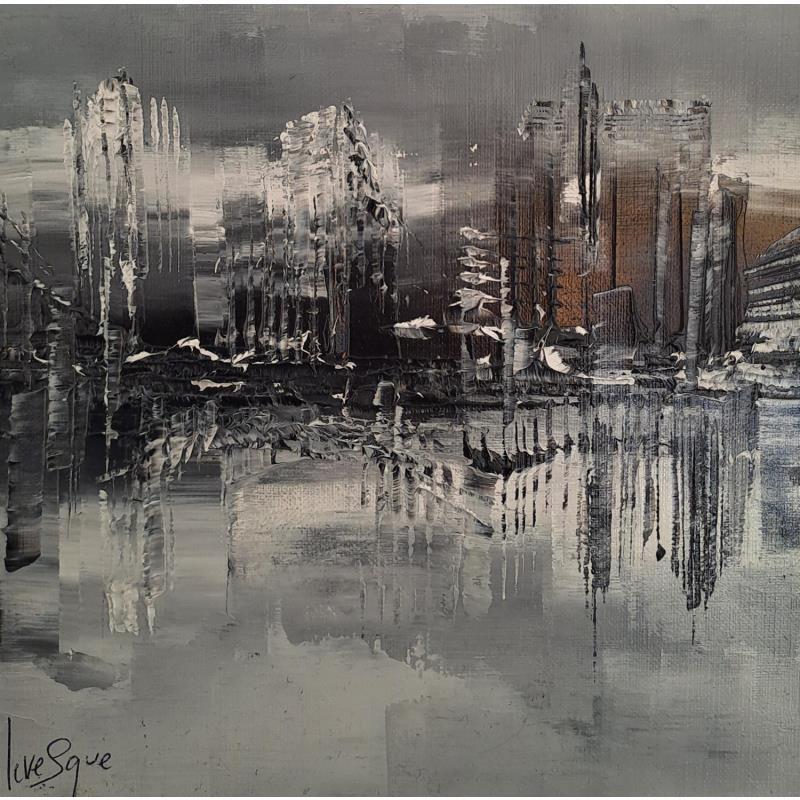 Peinture Manhattan par Levesque Emmanuelle | Tableau Huile