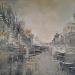 Painting Les Coupoles by Levesque Emmanuelle | Painting Raw art Urban Oil