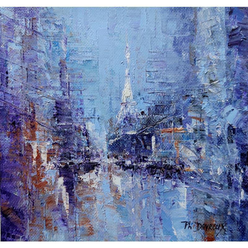 Painting # PARIS 3 by Davroux Philippe  | Painting Raw art Architecture Oil