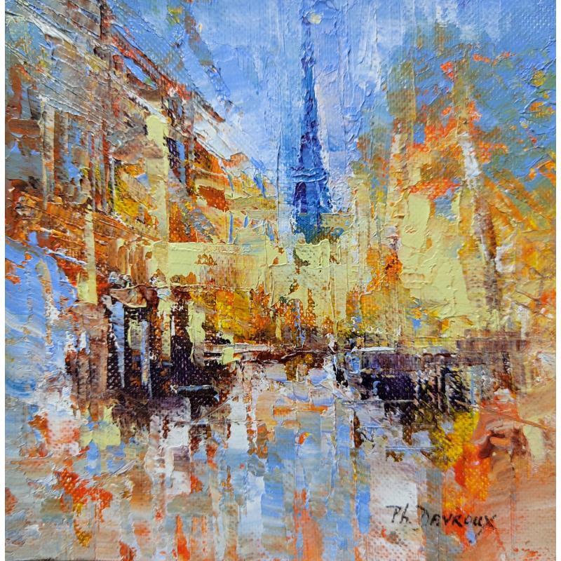 Painting #Paris 2 by Davroux Philippe  | Painting Raw art Architecture Oil