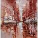 Painting #NY 2 by Davroux Philippe  | Painting Raw art Architecture Oil