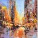Gemälde # NY 2 von Davroux Philippe  | Gemälde Art brut Architektur Öl