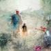 Peinture Campagne Tourangelle par Gutierrez | Tableau Impressionnisme Paysages Aquarelle