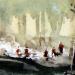Painting Pique-nique sur la Loire by Gutierrez | Painting Impressionism Landscapes Watercolor