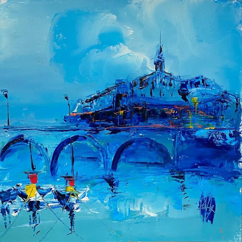 Gemälde Bleu d'un jour von Raffin Christian | Gemälde Figurativ Marine Öl