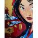 Painting Mulan by Caizergues Noël  | Painting Pop-art Pop icons Acrylic Gluing