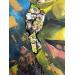 Peinture Shrek par Caizergues Noël  | Tableau Pop-art Icones Pop Acrylique Collage