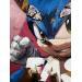 Painting Sonic by Caizergues Noël  | Painting Pop-art Pop icons Acrylic Gluing