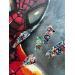 Peinture Spiderman par Caizergues Noël  | Tableau Pop-art Icones Pop Acrylique Collage