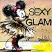 Peinture Minnie Mouse aime la danse par Cornée Patrick | Tableau Pop-art Cinéma Mode Icones Pop Graffiti Huile