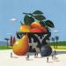 Painting Coupe de fruits  by Lionnet Pascal | Painting Surrealism Landscapes Life style Still-life Acrylic