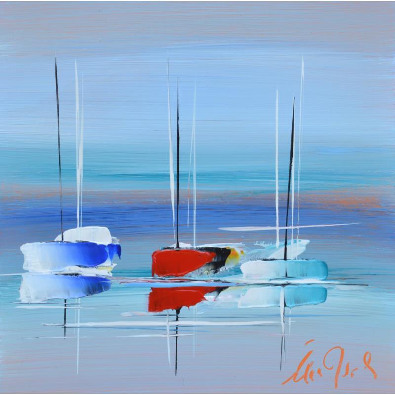 Painting DOUX VOYAGE by Munsch Eric | Painting Figurative Acrylic, Oil Marine, Pop icons