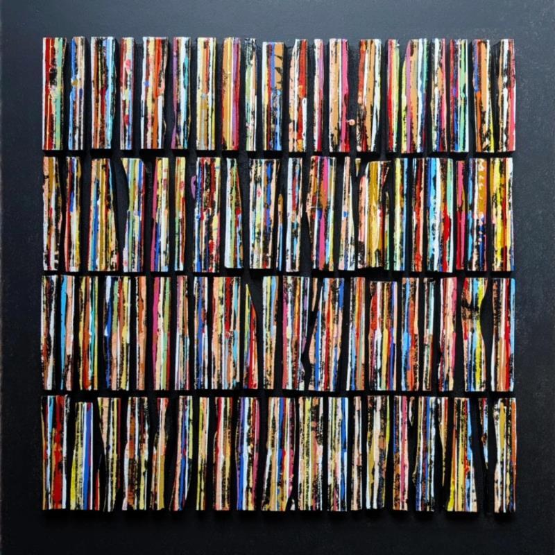 Painting Bc84 street multi by Langeron Luc | Painting Subject matter Acrylic, Resin, Wood