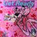 Gemälde Pink ready von Kikayou | Gemälde Pop-Art Pop-Ikonen Graffiti Acryl Collage