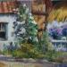 Painting Arreate florido by Cabello Ruiz Jose | Painting Impressionism Life style Oil