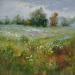 Painting Prado florido by Cabello Ruiz Jose | Painting Impressionism Landscapes Oil