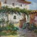 Painting Entrada con parra by Cabello Ruiz Jose | Painting Impressionism Life style Oil