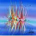 Painting Touquet couleur by Fonteyne David | Painting Abstract Marine Acrylic
