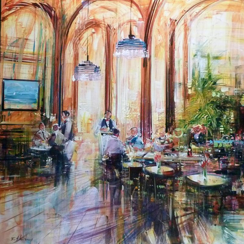 Painting Ambiance Spritz by Frédéric Thiery | Painting Figurative Acrylic Life style