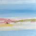 Painting Spring by Hirson Sandrine  | Painting Abstract Landscapes Nature Minimalist Oil