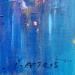 Peinture Blue Water par Petras Ivica | Tableau Impressionnisme Paysages Huile