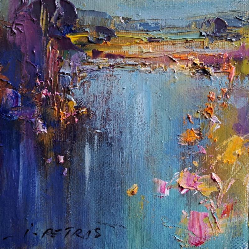 Gemälde Blue Water von Petras Ivica | Gemälde Impressionismus Landschaften Öl