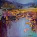 Gemälde Calm Water von Petras Ivica | Gemälde Impressionismus Landschaften Öl