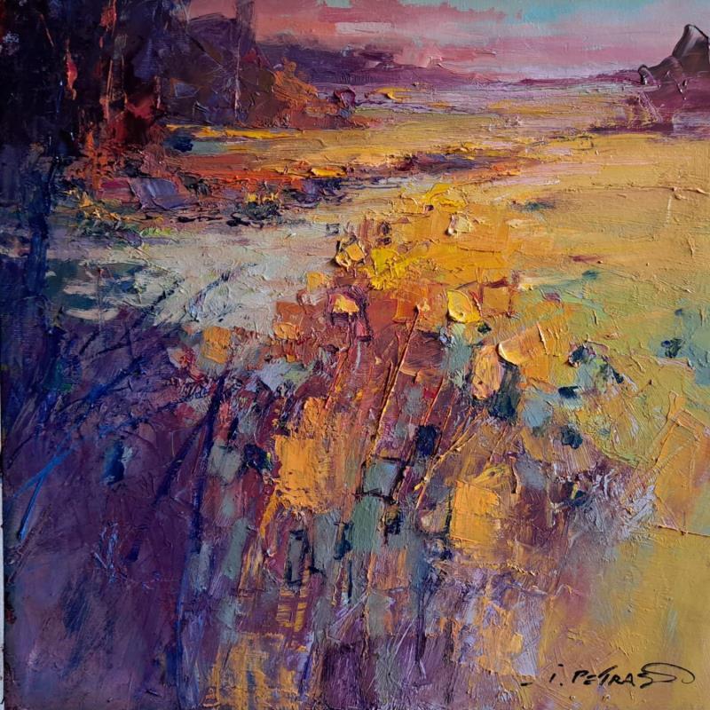 Gemälde Tall Grass von Petras Ivica | Gemälde Impressionismus Landschaften Öl