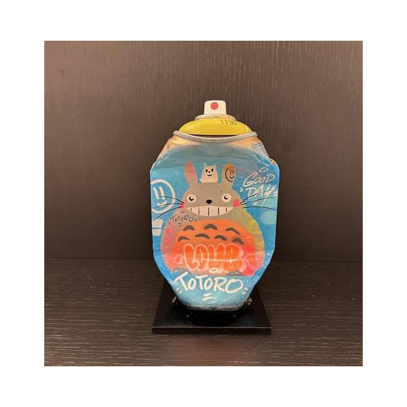 Sculpture Totoro Smile by Kedarone | Sculpture Pop-art Acrylic, Graffiti Pop icons