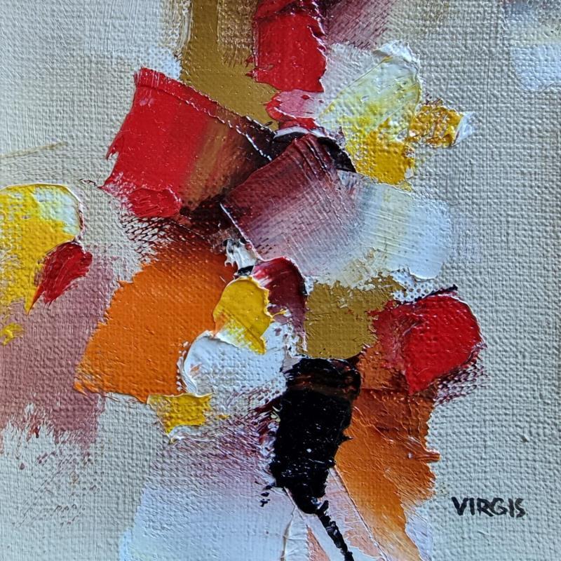 Painting Fairytale bliss by Virgis | Painting Abstract Oil Minimalist