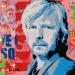 Painting MISTER RENAUD by Euger Philippe | Painting Pop-art Pop icons Acrylic