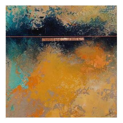 Gemälde Abstraction #2658 von Hévin Christian | Gemälde Abstrakt Acryl, Öl, Pastell Minimalistisch