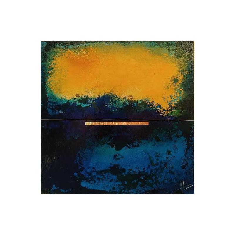 Painting Abstraction #2663 by Hévin Christian | Painting Abstract Acrylic, Oil, Pastel Minimalist
