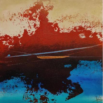 Gemälde Abstraction #2664 von Hévin Christian | Gemälde Abstrakt Acryl, Öl, Pastell Minimalistisch