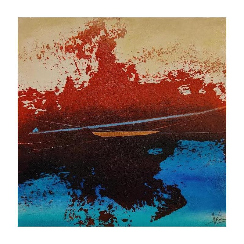 Painting Abstraction #2664 by Hévin Christian | Painting Abstract Acrylic, Oil, Pastel Minimalist