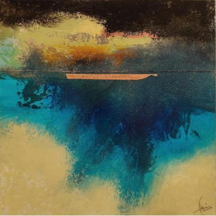 Gemälde Abstraction #2662 von Hévin Christian | Gemälde Abstrakt Acryl, Öl, Pastell Minimalistisch