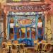 Gemälde Brasserie ancienne von Novokhatska Olga | Gemälde Figurativ Urban Öl Acryl