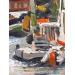 Peinture Les Quais du Seine par Brooksby | Tableau Impressionnisme Paysages Urbain Marine Huile