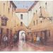 Peinture Arches and lights par Dandapat Swarup | Tableau Figuratif Urbain Aquarelle