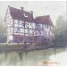 Gemälde Half timbered houses, Strasbourg von Dandapat Swarup | Gemälde Figurativ Urban Aquarell