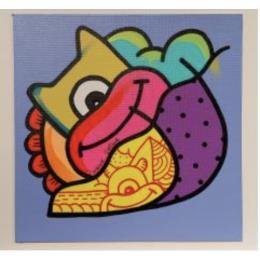 Painting Buko four by Hank China | Painting Pop-art Acrylic, Posca