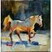 Painting Counter Jury by Bond Tetiana | Painting Figurative Nature Animals Oil