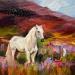 Painting Magical World by Bond Tetiana | Painting Figurative Landscapes Animals Oil