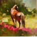 Painting Last Ray of the Day by Bond Tetiana | Painting Figurative Animals Oil