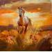 Painting Quiet Harmony of Light and Shadow by Bond Tetiana | Painting Figurative Animals Oil