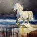 Painting Harmony in Motion by Bond Tetiana | Painting Figurative Animals Oil