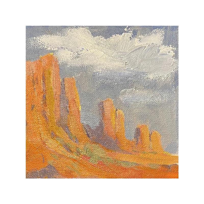 Painting Morning Storm in Sedona by Carrillo Cindy  | Painting Figurative Landscapes Oil