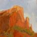 Painting Cliffside by Carrillo Cindy  | Painting Figurative Landscapes Oil